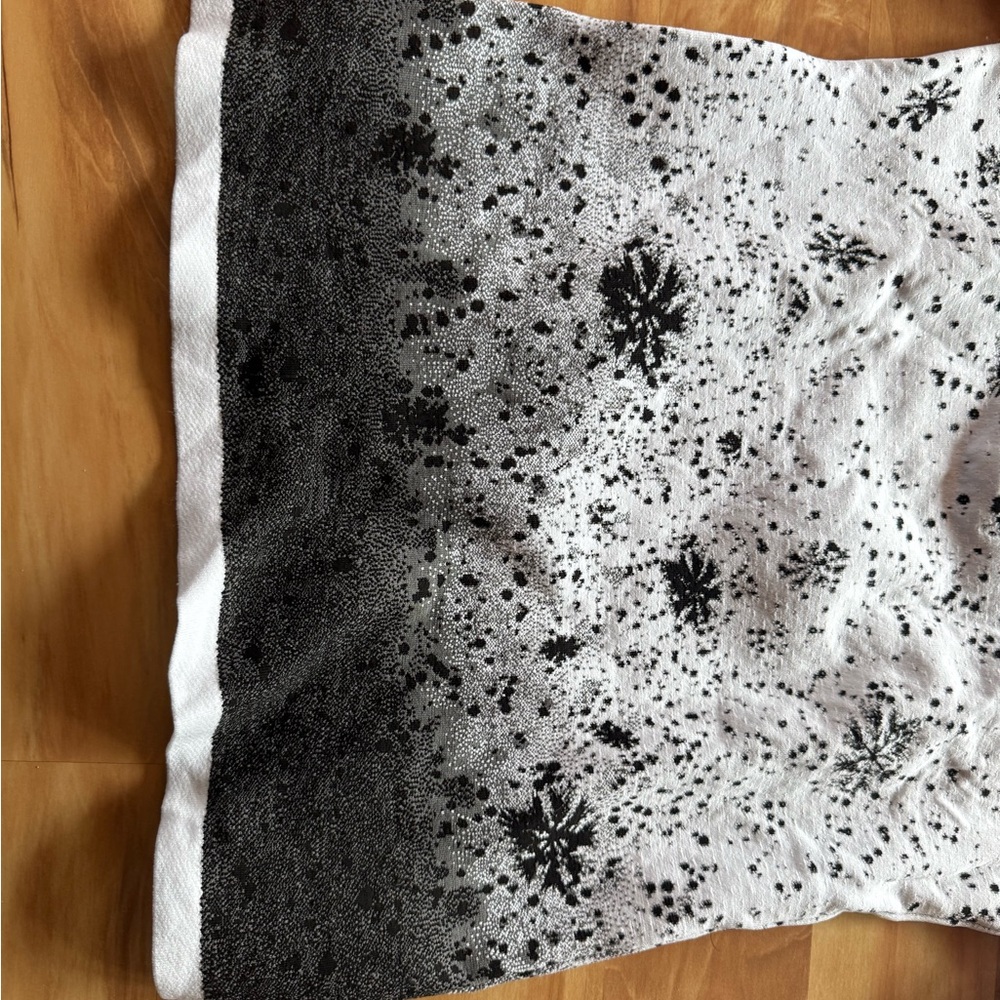 Half-Zip Snowflake Ombre Pullover Midlayer - Whit… - image 6